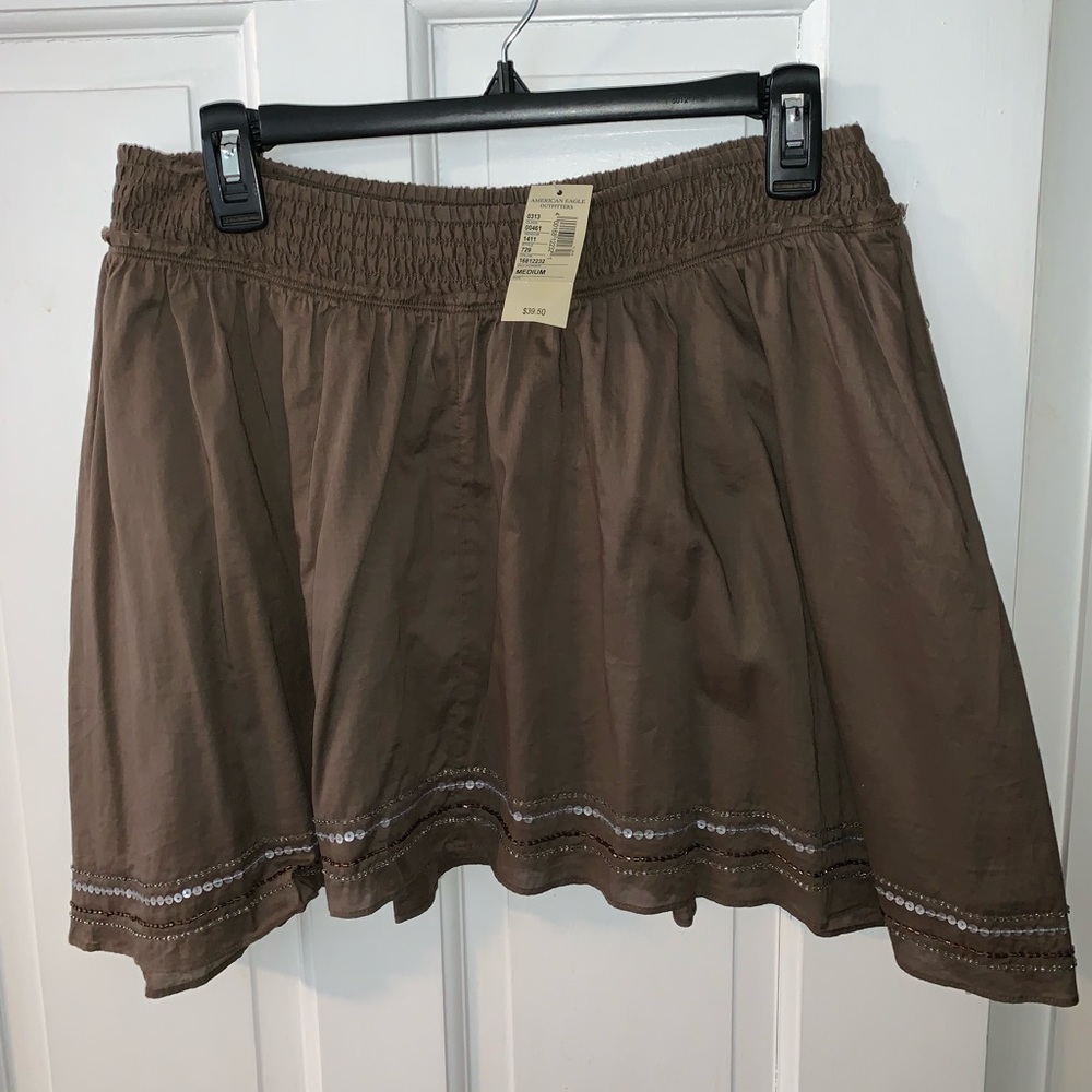 Brown American Eagle Skirt